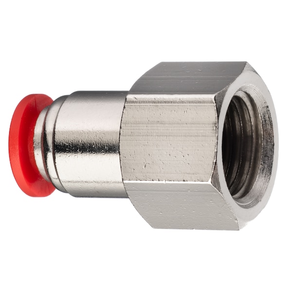 Usa Industrials Push to Connect Fitting- PBT-Female Straight-1/2" Tube OD x 1/2" FNPT ZUSA-PTC-PBT-87 - main